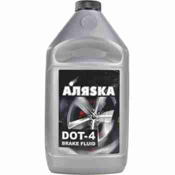 Гальмівна рідина АЛЯSКА DOT4 (срібло) 750г (5438)