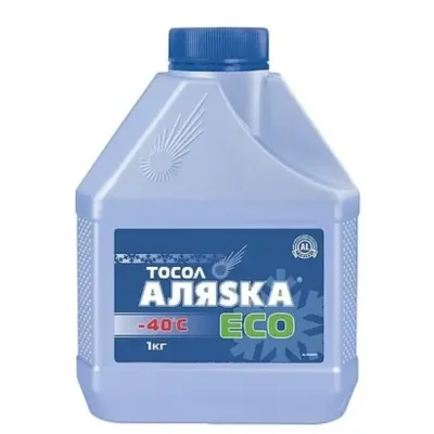 Тосол АЛЯSКА ECO А-40 синий 1кг (9000)