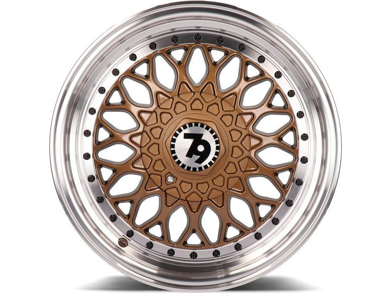 Диск Seventy9 SV-E Bronze Lip Polished R15 W7.0 PCD4x100 ET30 DIA67.1