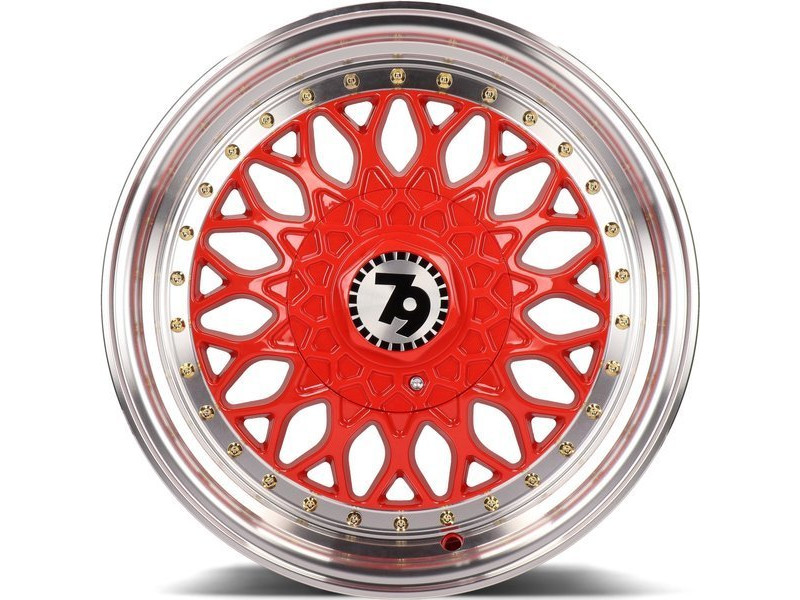 Диск Seventy9 SV-E Red Lip Polished R17 W7.5 PCD5x112 ET35 DIA72.6