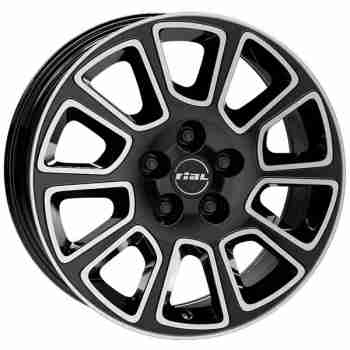 Диск Rial Transporter 2 Diamond Black Front Polished R16 W6.5 PCD5x120 ET52 DIA65.1