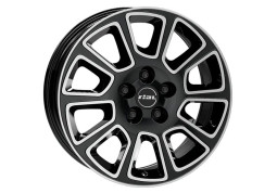 Диск Rial Transporter 2 Diamond Black Front Polished R16 W6.0 PCD5x112 ET30 DIA66.6