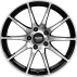 Диск Platin P113 Black Front Polished R20 W9.0 PCD5x112 ET45 DIA72.6