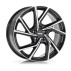 Диск Platin P107 Black Front Polished R19 W7.5 PCD5x112 ET49 DIA66.6