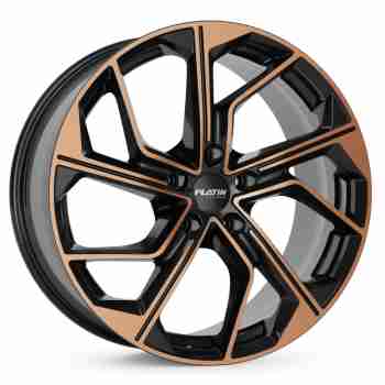 Диск Platin P116 Black Front Cooper Polished R18 W8.0 PCD5x112 ET40 DIA66.6