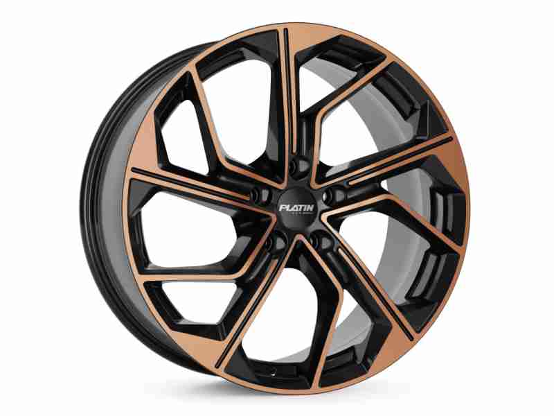 Диск Platin P116 Black Front Cooper Polished R18 W8.0 PCD5x112 ET45 DIA57.1