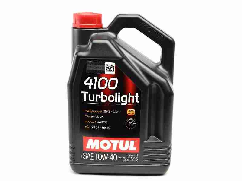 Олива Motul 4100 Turbolight 10W40 5л (387606)