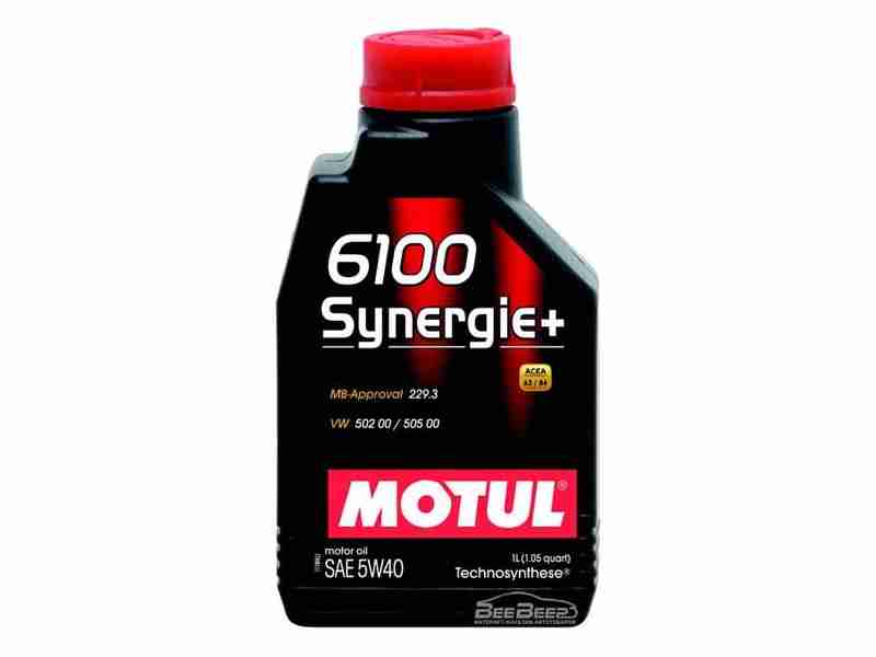 Масло  Motul 6100 Synergie+ SAE 5W-40 1л (838411)