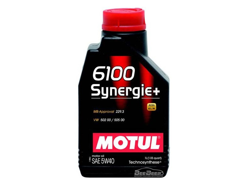 Олива Motul 6100 Synergie+ SAE 5W-40 1л (838411)