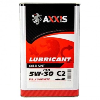 Масло AXXIS 5W-30 С2 PSA Gold Sint 4л (021350376)