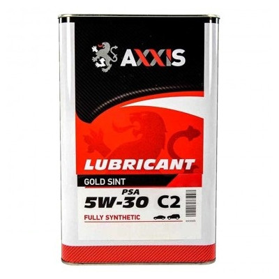 Масло AXXIS 5W-30 С2 PSA Gold Sint 4л (021350376)