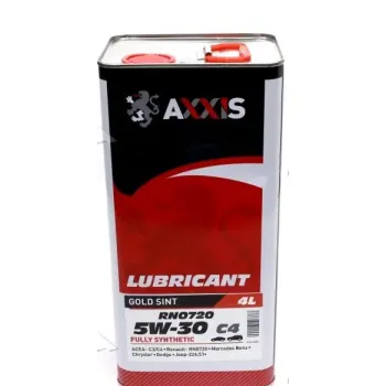 Масло AXXIS 5W-30 С4 RN0720 Gold Sint 4л (021350378)