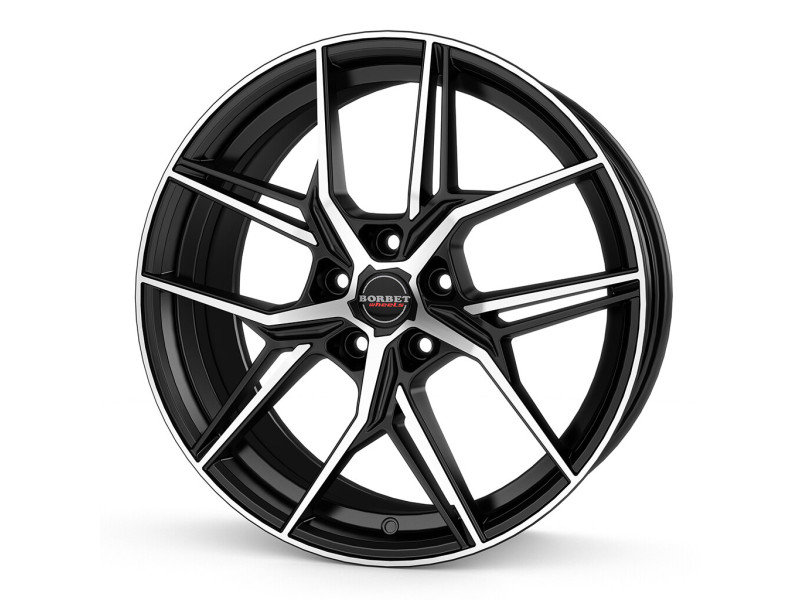 Диск Borbet QX Black Polished Matt R19 W8.0 PCD5x114.3 ET40 DIA72.5