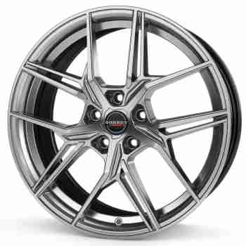 Диск Borbet QX Hyper Black Silver R19 W8.0 PCD5x108 ET50 DIA72.5