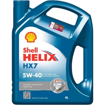 Масло SHELL Helix HX7 5W-40 (4л)