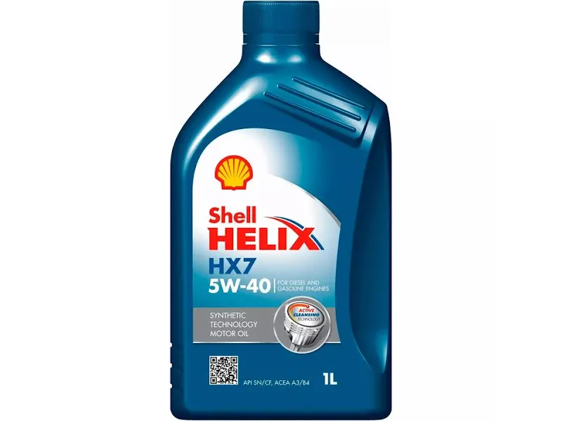 Масло SHELL Helix HX7 5W-40 (1л)