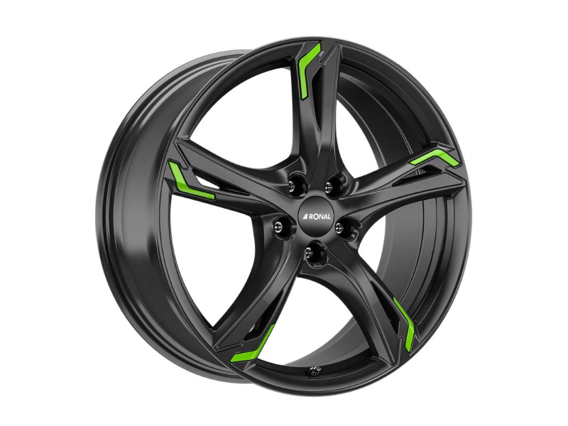 Диск Ronal R62 W7.5 R17 PCD5x112 ET38 DIA76.0 Green Jetblack
