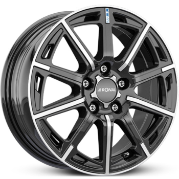 Диск Ronal R60 W6.5 R16 PCD5x105 ET39 DIA56.62 Blue Jetblack Frontkopiert