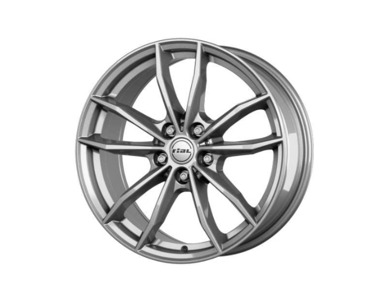 Диск Rial X12 W7.0 R16 PCD5x112 ET52 DIA66.5 Metal Grey