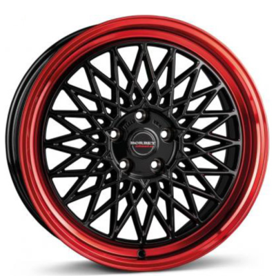 Диск Borbet B W8.5 R19 PCD5x108 ET40 DIA63.4 Black Rim Red