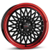 Диск Borbet B W8.5 R19 PCD5x108 ET40 DIA63.4 Black Rim Red