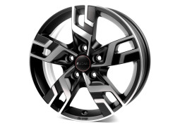 Диск Ronal R64 Jetblack Matt Frontkopiert R17 W7.0 PCD5x108 ET46 DIA65.05