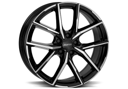 Диск Alutec Aveleno W8.0 R18 PCD5x112 ET40 DIA70.1 Diamond Black front polished