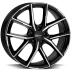 Диск Alutec Aveleno W8.0 R18 PCD5x112 ET40 DIA70.1 Diamond Black front polished