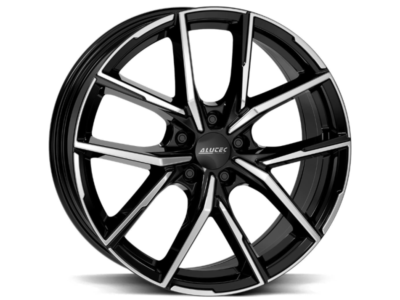 Диск Alutec Aveleno W8.0 R18 PCD5x112 ET40 DIA70.1 Diamond Black front polished