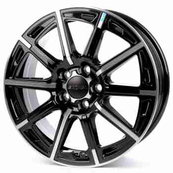 Диск Ronal R60-blue Jetblack-Frontkopiert R16 W6.5 PCD5x100 ET40 DIA68.0