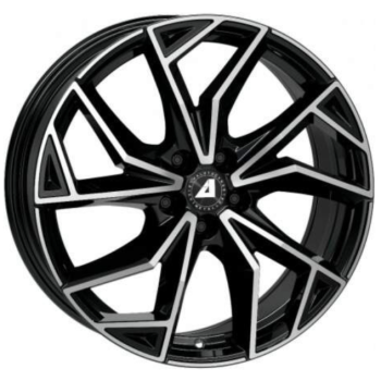 Диск Alutec ADX.02 W7.5 R18 PCD5x112 ET50 DIA70.1 Diamond Black Front Polished