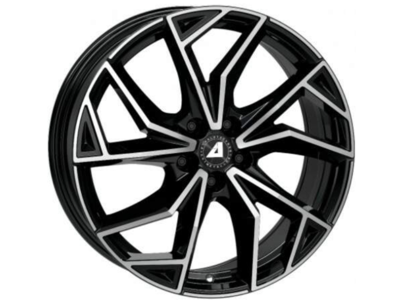 Диск Alutec ADX.02 W7.5 R18 PCD5x112 ET50 DIA70.1 Diamond Black Front Polished