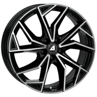Диск Alutec ADX.02 W8.0 R19 PCD5x114.3 ET50 DIA70.1 Diamond Black Front Polished