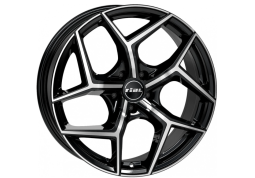 Диск Rial Salento W8.0 R18 PCD5x112 ET40 DIA66.6 Diamond Black Front Polished