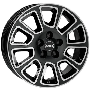 Диск Rial Transporter 2 W6.5 R16 PCD5x160 ET60 DIA65.1 Diamond Black Front Polished