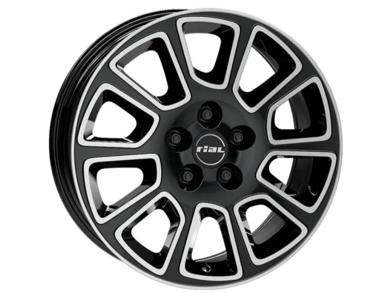 Диск Rial Transporter 2 W6.0 R15 PCD5x118 ET68 DIA71.1 Diamond Black Front Polished