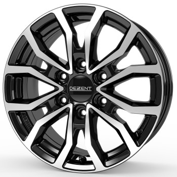 Диск Dezent KC Dark Black Polished R17 W7.5 PCD6x139.7 ET25 DIA106.1