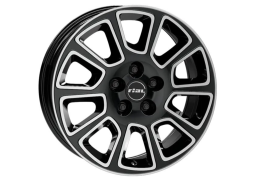 Диск Rial Transporter 2 W6.5 R17 PCD6x130 ET50 DIA84.1 Diamond Black Front Polished