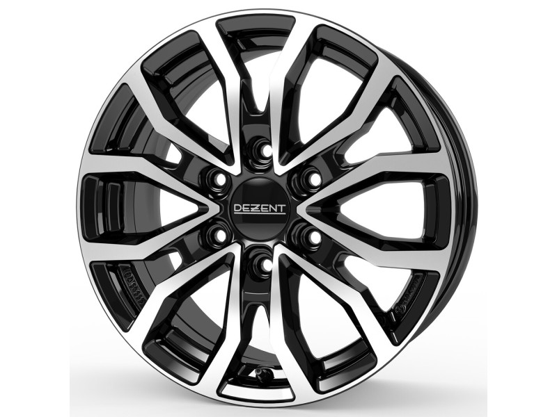 Диск Dezent KC Dark Black Polished R17 W7.5 PCD6x139.7 ET55 DIA93.1