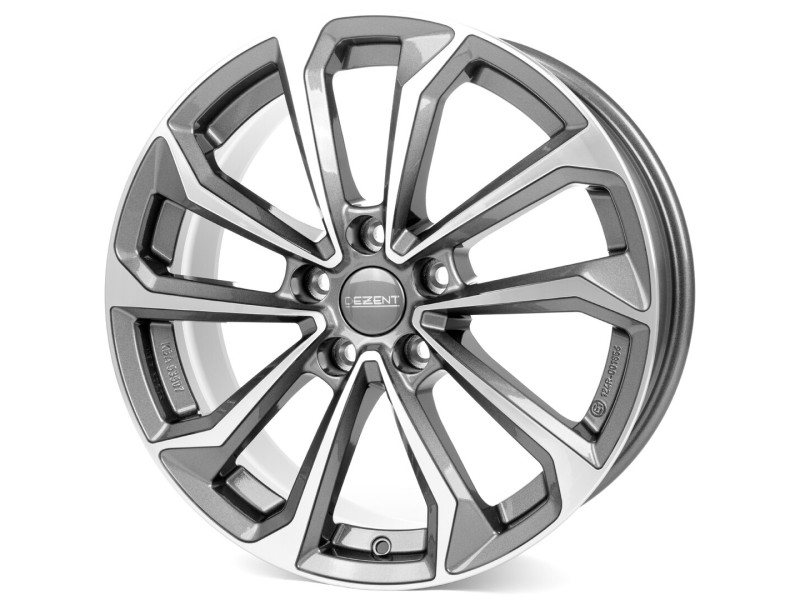 Диск Dezent KS Dark Gunmetal Polished R16 W6.5 PCD5x114.3 ET44 DIA67.1