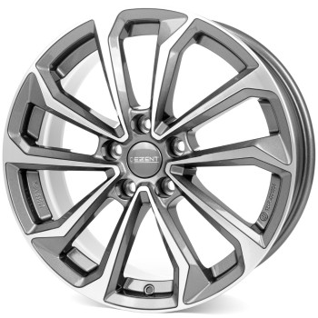 Диск Dezent KS Dark Gunmetal Polished R17 W7.0 PCD5x114.3 ET43.5 DIA67.10