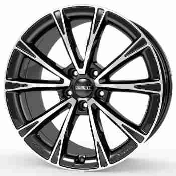 Диск Dezent AR Dark Black Polished R18 W7.5 PCD5x112 ET53.5 DIA66.6