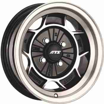 Диск ATS Classic Black Front Polished R13 W8.0 PCD4x100 ET1.0 DIA57.1