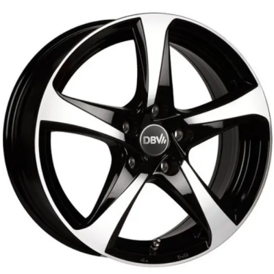 Диск DBV 5SP 001 W7.0 R17 PCD5x112 ET43 DIA74.1  Black Front Polish