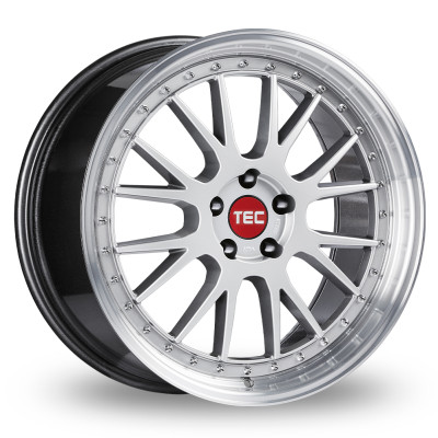 Диск Tec Speedwheels GT EVO Silver Polished Lip R19 W8.5 PCD5x112 ET45 DIA72.5