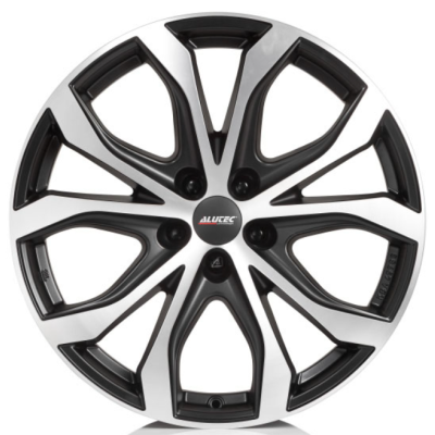 Диск Alutec W10 Racing Black Front Polished R20 W9.0 PCD5x112 ET40 DIA57.1