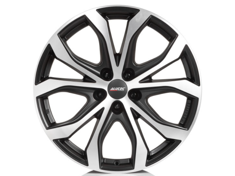 Диск Alutec W10 Racing Black Front Polished R20 W9.0 PCD5x112 ET40 DIA57.1