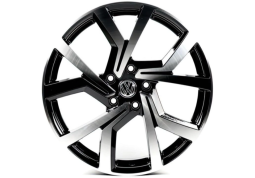 Диск Replica Volkswagen (VV5358) W7.5 R17 PCD5x112 ET45 DIA57.1 Gloss Black Machined Face