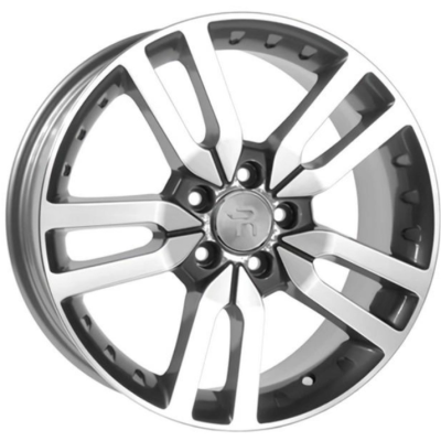 Диск Replica LR15 W9.5 R20 PCD5x120 ET48 DIA72.56 Grey Machine Face