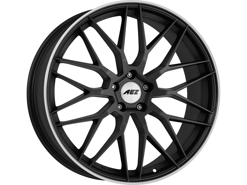 Диск Aez Crest Dark Gunmetal Matt Polished Lip R17 W7.5 PCD5x114.3 ET38.0 DIA71.6